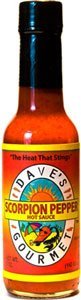 Daves Gourmet Scorpion Pepper Hot Sauce, 5 oz