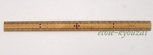 Bamboo ruler (20cm) 20 pcs set (japan import)