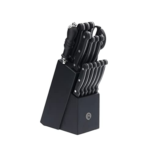 MasterChef Knife Block Set of Kitchen Knives, Large