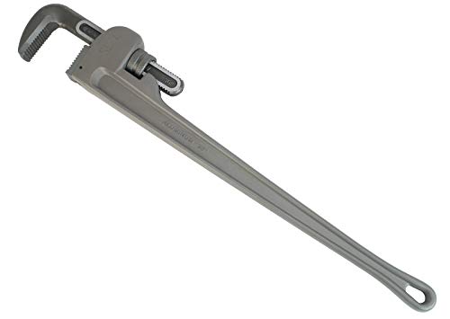 Steel Dragon Tools 36" Aluminum Straight Pipe Wrench with 5" Capacity - Thumbnail 5