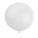 36 Inch Big Balloon Helium Giant White Balloons, 6ct
