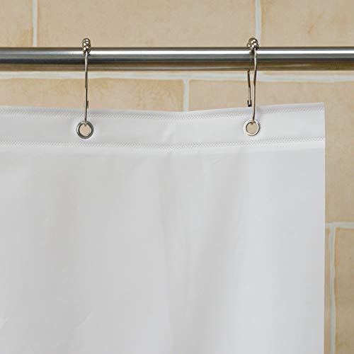 YISURE Shower Curtain Set Clawfoot Tub Liner Wrap Around Waterproof