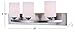 CANARM LTD. IVL370A03BPT Hampton 3 Bulb Vanity Light, Brushed Pewter