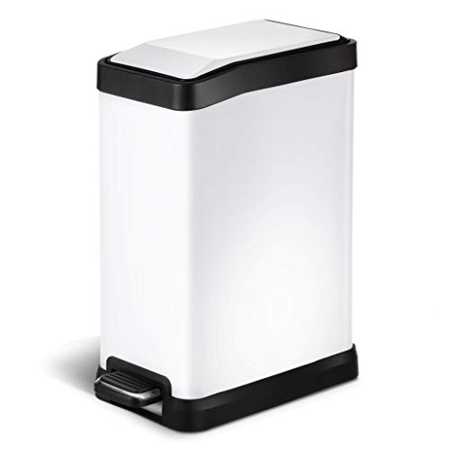 Home Zone Stainless Steel Kitchen Trash Can