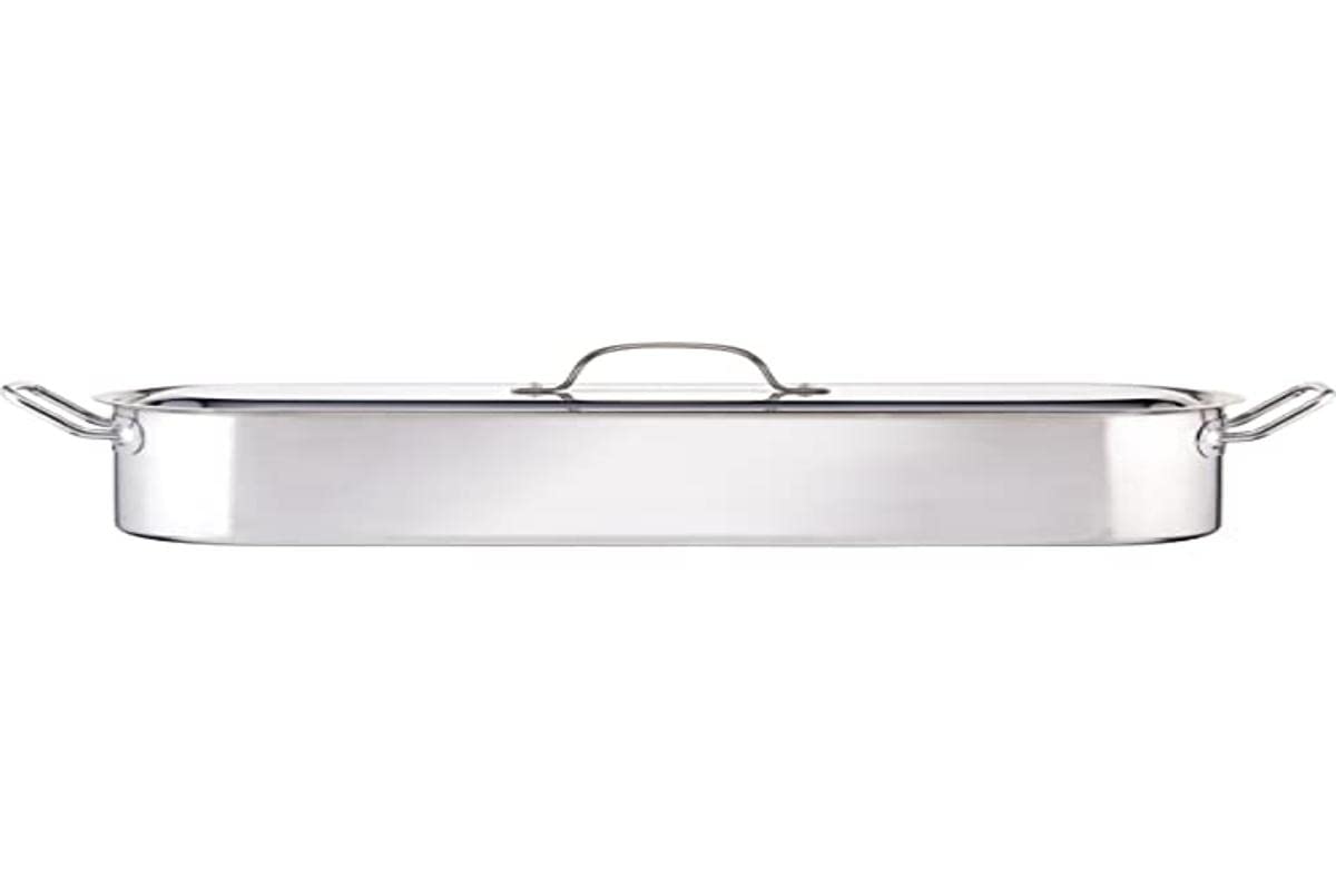 KitchenCraft Fish Kettle, Stainless Steel Induction, Polished, Large, 61.5 x 18.5 x 1.5cm, Silver โ image 1