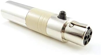 HIXMAN CA604 Convert Adapter for Shure Microphone to Compatible with Lectrosonics Wireless Microphone Transmitter