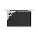 Laptop Screen Protector, Keyboard Cover, Cleaning Microfiber Wipe, Swiper Pad for MacBook Pro Screen Protector 13-inch 3rd Generation (Black)