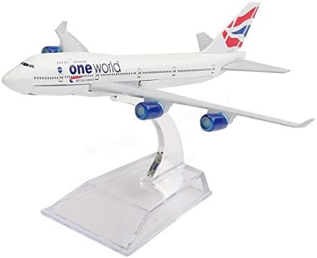 GUOLIAN 1:400 16cm Boeing B747-400 British Airways One World Metal Airplane Model Plane Toy Plane Model