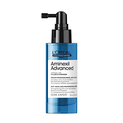 L'Oréal Professionnel Stärkendes Serum gegen Haarausfall, Für volleres und kräftigeres Haar, Aminexil Advanced Anti-Hair Loss Activator Serum, 90 ml
