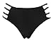 COCOSHIP Women's High Waist Cut Bikini Bottom Strapped Sides Bikini Swim Brief(FBA)