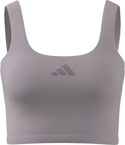Femme Optime Workout Twist Light Support Bra Tank, Ice Purple, S