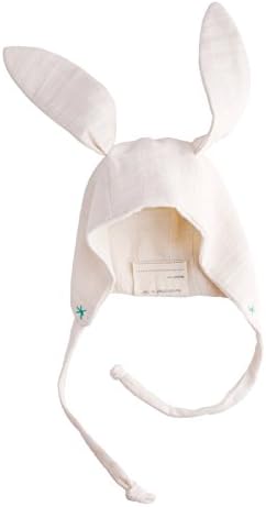 EllieFunDay Bunny Bonnet Hat, Mermaid Green, 6-12 M