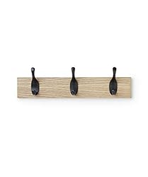 Amazon Basics Wall Mounted Modern Coat Rack, 3