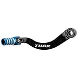 Tusk Folding Shift Lever Black/Blue Tip - Fits: Husqvarna 701 ENDURO 2016-2019
