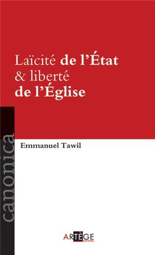 Laïcité de l'État & liberté de l'Église