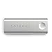 Satechi Aluminum Type-C Micro/SD Card Reader - Compatible with 2021 MacBook Pro M1 Pro & Max, 2020 MacBook Pro/ Air M1, 2021 iPad Pro M1 and More (Silver)