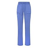 ADAR UNIFORMS Adar Indulgence Womens Low Rise Tapered Leg 6 Pocket Drawstring Scrub Pants