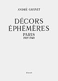 Decors Ephemeres: Paris 1909-1948 by