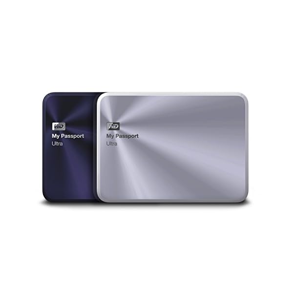 Western Digital 2TB blauschwarz My Passport Ultra Metal Edition tragbare externe Festplatte - USB 3.0 - WDBEZW0020BBA… – Bild 7
