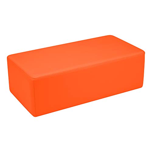 Sprogs 12" H Structured Rectangle Stool -Flexible Modular Collaborative Soft Se…