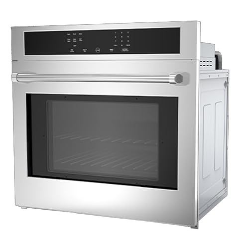 30 Inch Electric Wall Oven, Stainless Steel Single Built-In Oven with Convection Fan, Touch Control, 4.8 Cu.Ft Large Capacity, Self-Cleaning & Rotisserie, Double Glass Door