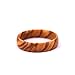 SOLEED Rings Wooden Wedding Band For Men and Women, 6mm Natural Olive Wood Ring, Comfort Fit Design, Domed Top