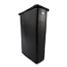 Rubbermaid Slim Jim Waste Container, 87 L - Black