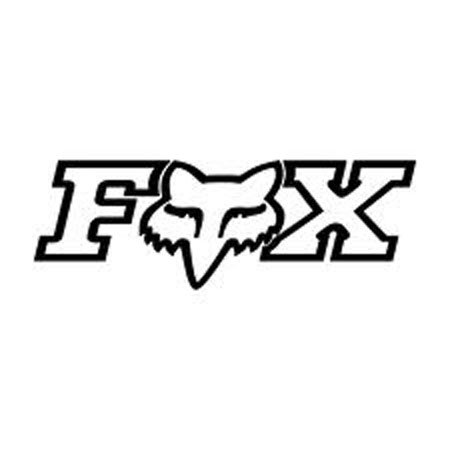 Fox Racing F-Head-X TDC 18 Inch Sticker - One size fits most/Black