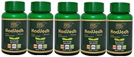Herbo Natural Ayurvedic Hadjod Extract 500 Mg 60 Veg Capsules) GMP Certified (Pack of 5)