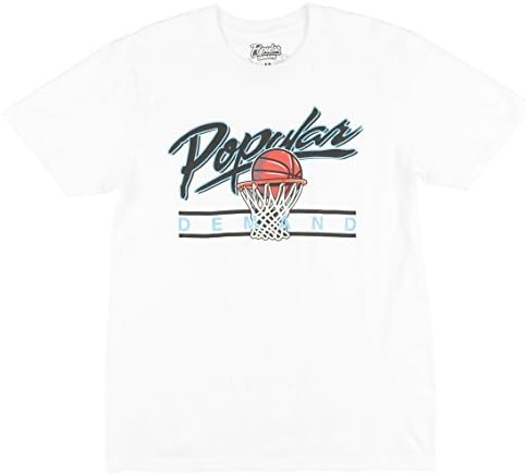 Popular Demand Hoops Mens T-Shirt In White