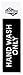 Hand Wash Only Sticker Signs | Workplace Hygiene Reminder for Restaurants, Commercial Kitchens, Hospitals, Clinics, and Medical Facilities (Pack of 2)