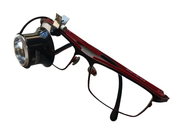 KD89 7913-2.5 Bergeon - Watchmaker's Magnifying Glass with Clamp for Glasses - 4x Magnification