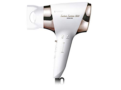 コイズミ ヘアドライヤー イオンバランス サロンセンス 300 温冷自動切替 ホワイト KHD-9940/W