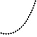 Bling Jewelry Stainless Steel Unisex Beaded Ball Chain Necklace 3mm