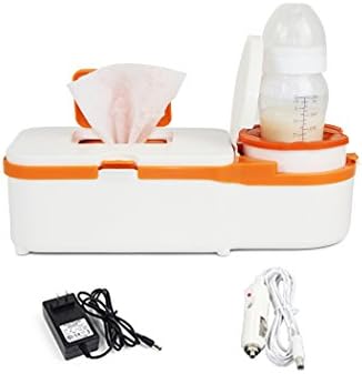 Tomyth Baby Bottle Warmer &amp; Wipe Warmer 2 In 1 For Car &amp; Household,Portable Set,BPA Free,0.3 KWh/day