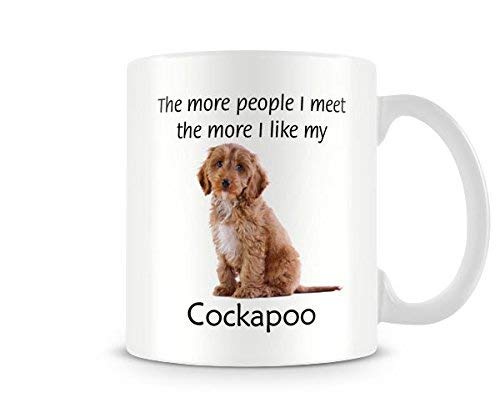 Behind The Glass - I Like My Cockapoo - Printed Funny Dog Mug - Great Gift/Present Idea, Ceramic, 11fl.oz.