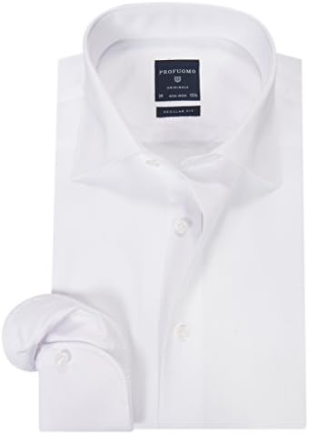 Profuomo Widespread Single Cuff White Shirt