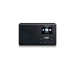 Lenco DIR-60 – draagbare internetradio – WLAN-radio met DAB+ en FM – 2,4″ TFT LCD-scherm – 2 Watt RMS – equalizer – weersvoorspelling – AUX-in- en uitgang – zwart