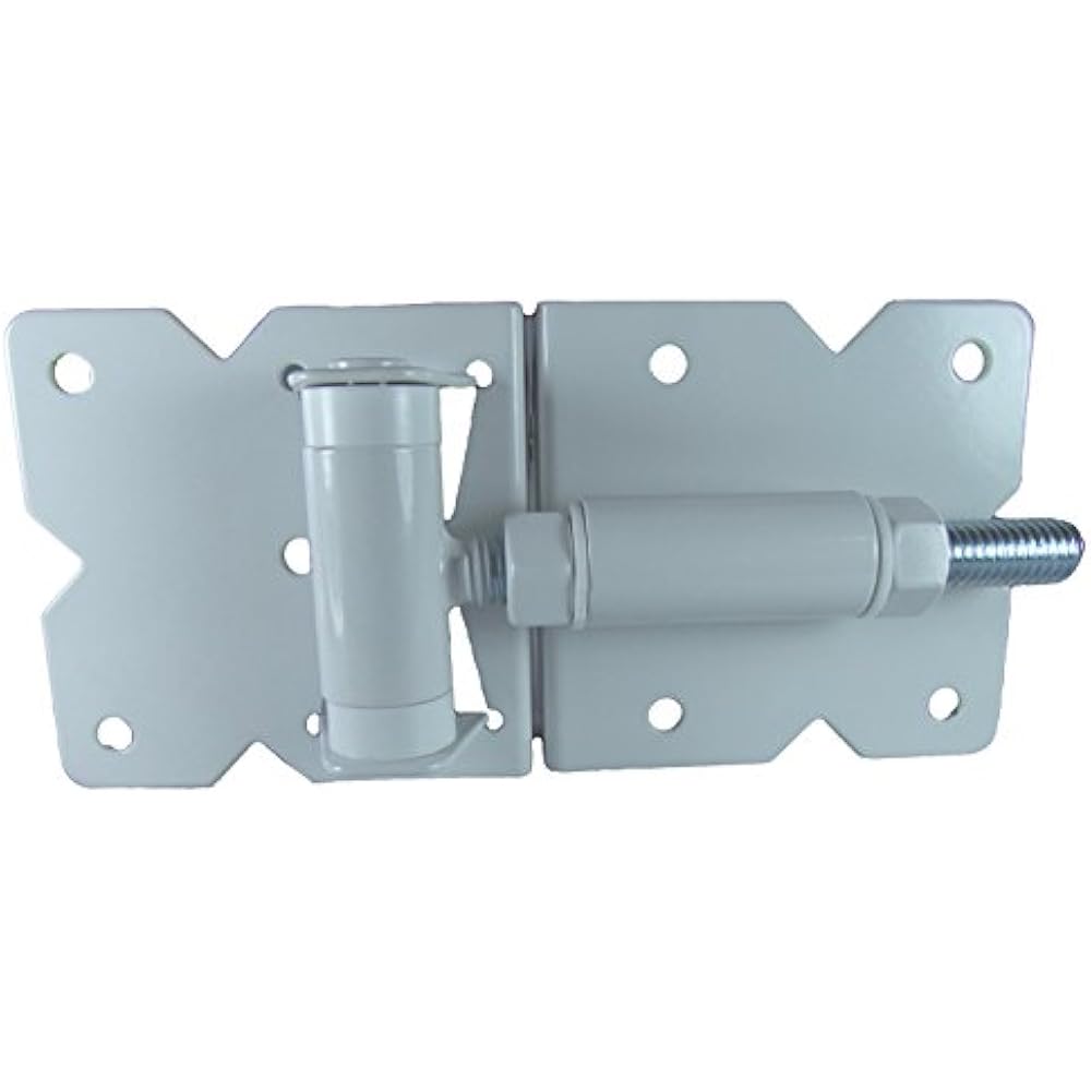Vinyl Fence Gate Hinges (White Pair) Home Improvement eBay