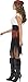 Smiffys Pirate Wench Costume, Size L, Multicolor (black / white), Black, L - US Size 14-16