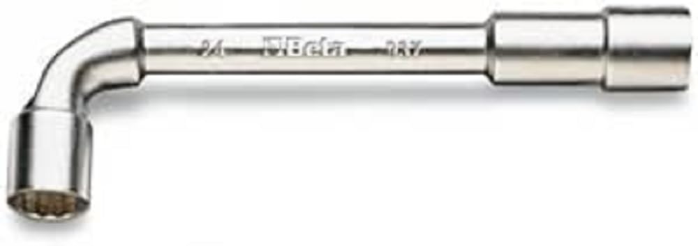 Beta 9370023 Model 937 23X23 Double Ended Hexagon/Bi-Hex Socket Wrenche, Chrome-Plated, 23 x 23 mm Size