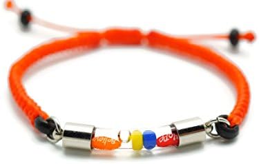 PertidBlower Style Bracelets for Men Women,Write Message On Grain Cuff Rope Bracelet OR00 (Love Faith)