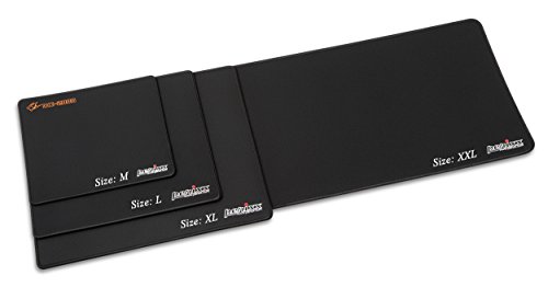 Perixx-DX-2000XL-Alfombrilla-Para-Raton-Gaming-Control-Base-de-Goma-Antideslizante-Superficie-Especial-para-Control-Preciso-Negro-XL-400x320x5mm