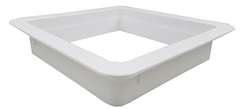 Class A Customs 71112-3 RV Roof Vent 12 Volt Powered Fan w/White Lid and 3" Garnish Ring