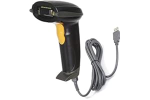1D Wired Bar Code Scanners Readers for Computers PC, UNIDEEPLY USB Cable Laser Barcode Handheld, Hand Scanning Label UPC EAN Reader Gun Retails for Supermarket, Convenience Store, Warehouse, Black