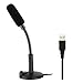 USB Condenser Podcast PC Microphone, Plug&Play Recording Microphone Suitable for Vocal Instrument, YouTube, Gaming, Podcasting, Streaming, Computer Mic Compatible with Desktop/Laptop/Notebook (2)