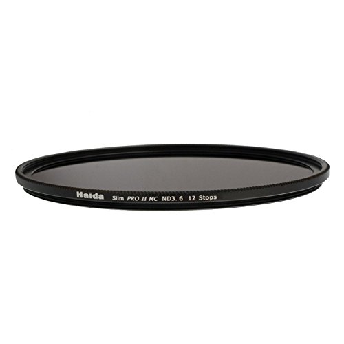 Haida PRO II Multi-Coated ND 3.6 4000X 12 Stops Optical Glass Neutral Density Filter, 62mm
