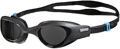 The One Gafas de Natación Unisex para Adultos, Gafas para Piscina con Lentes Anchas, con Protección UV y Tratamiento Antiempañamiento, Puente Nasal Autoajustable, Juntas Orbit-Proof