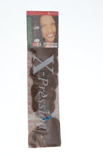 X-Pression Braid: Light Brown. Colour 30 by Black Hair Products Shop