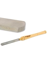 Huracán Herramientas de inflexión, woodturning Ronda Nariz Scraper, alta velocidad, acero, 3 4" Nariz